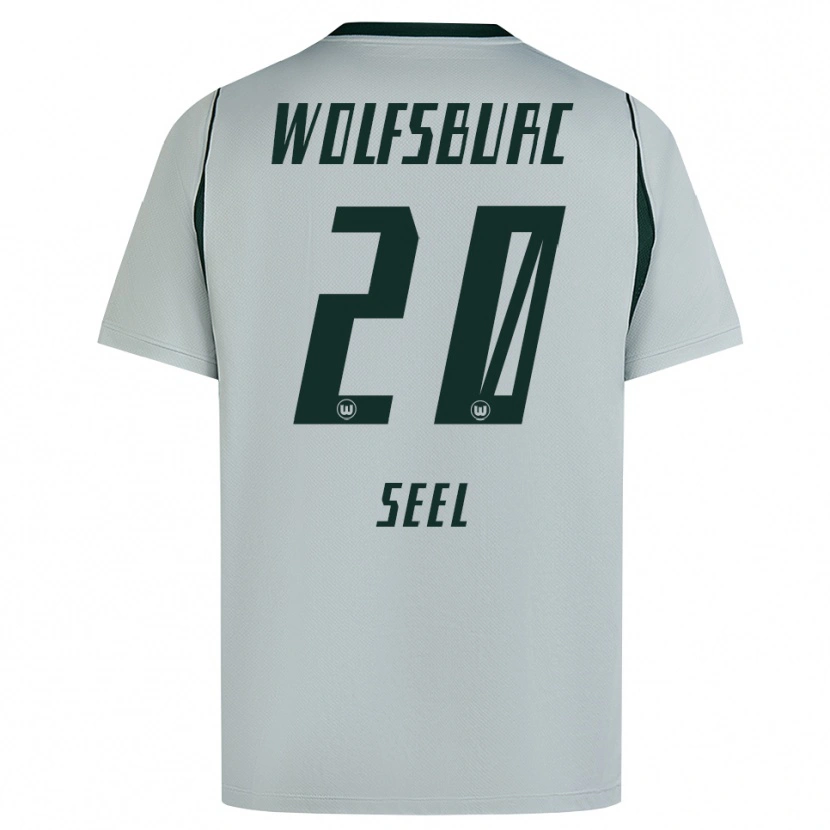 Danxen Kinder William Seel #20 Grau Grün Auswärtstrikot Trikot 2026/27 T-Shirt Schweiz