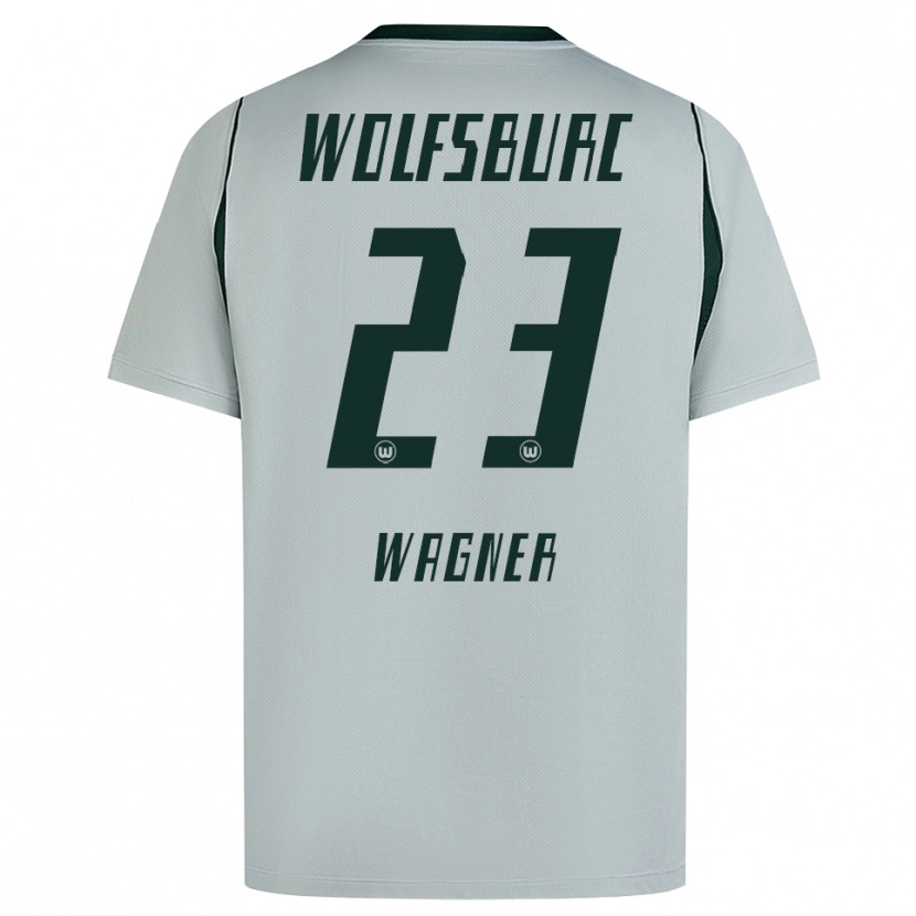 Danxen Kinder Maksym Wagner #23 Grau Grün Auswärtstrikot Trikot 2026/27 T-Shirt Schweiz