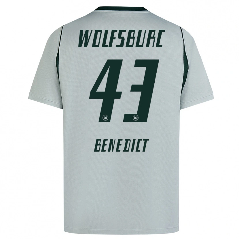 Danxen Kinder Trevor Benedict #43 Grau Grün Auswärtstrikot Trikot 2026/27 T-Shirt Schweiz