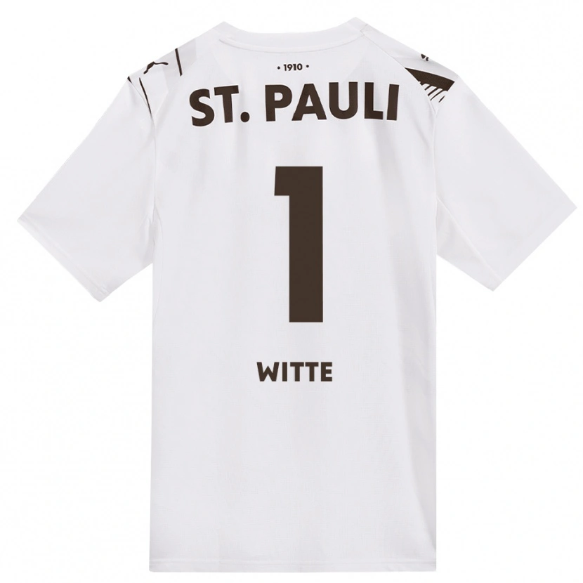 Danxen Kinder Melvin Witte #1 Kaffee Weiß Rot Auswärtstrikot Trikot 2026/27 T-Shirt Schweiz