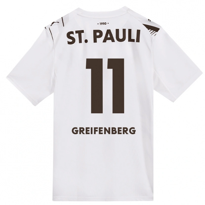 Danxen Kinder Ann-Sophie Greifenberg #11 Kaffee Weiß Rot Auswärtstrikot Trikot 2026/27 T-Shirt Schweiz