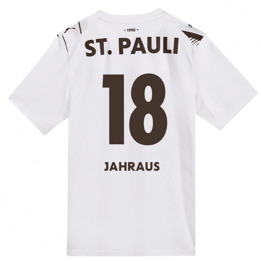 Danxen Kinder Luis Jahraus #18 Kaffee Weiß Rot Auswärtstrikot Trikot 2026/27 T-Shirt Schweiz