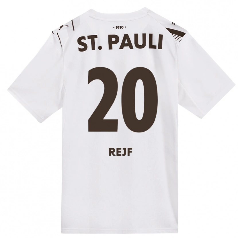 Danxen Kinder Petr Rejf #20 Kaffee Weiß Rot Auswärtstrikot Trikot 2026/27 T-Shirt Schweiz