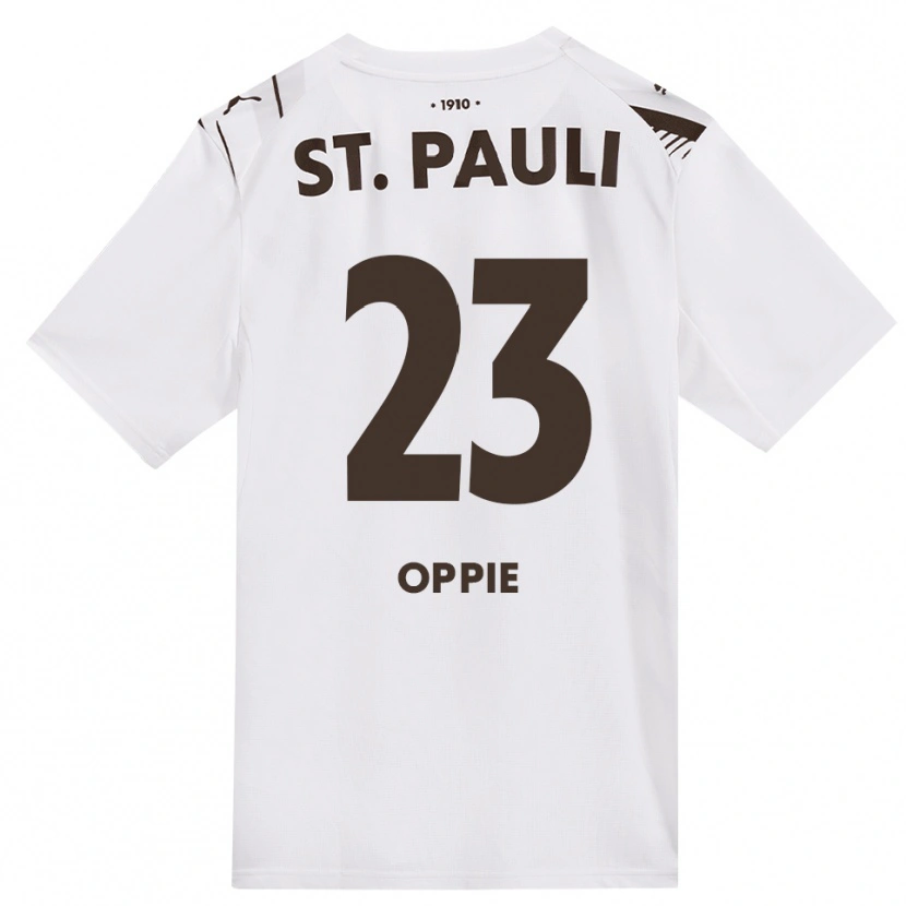 Danxen Kinder Louis Oppie #23 Kaffee Weiß Rot Auswärtstrikot Trikot 2026/27 T-Shirt Schweiz