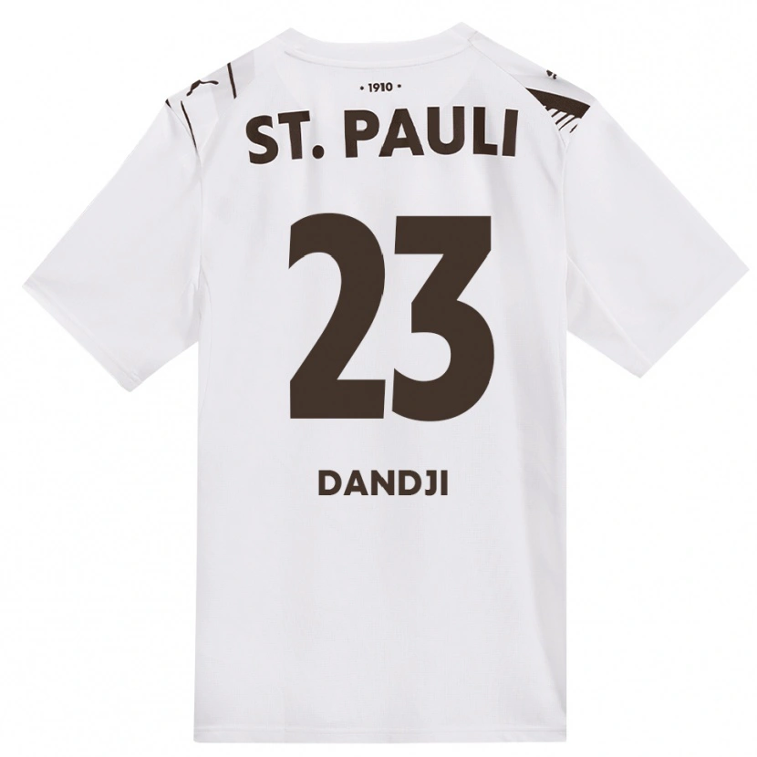 Danxen Kinder Kemi Dandji #23 Kaffee Weiß Rot Auswärtstrikot Trikot 2026/27 T-Shirt Schweiz