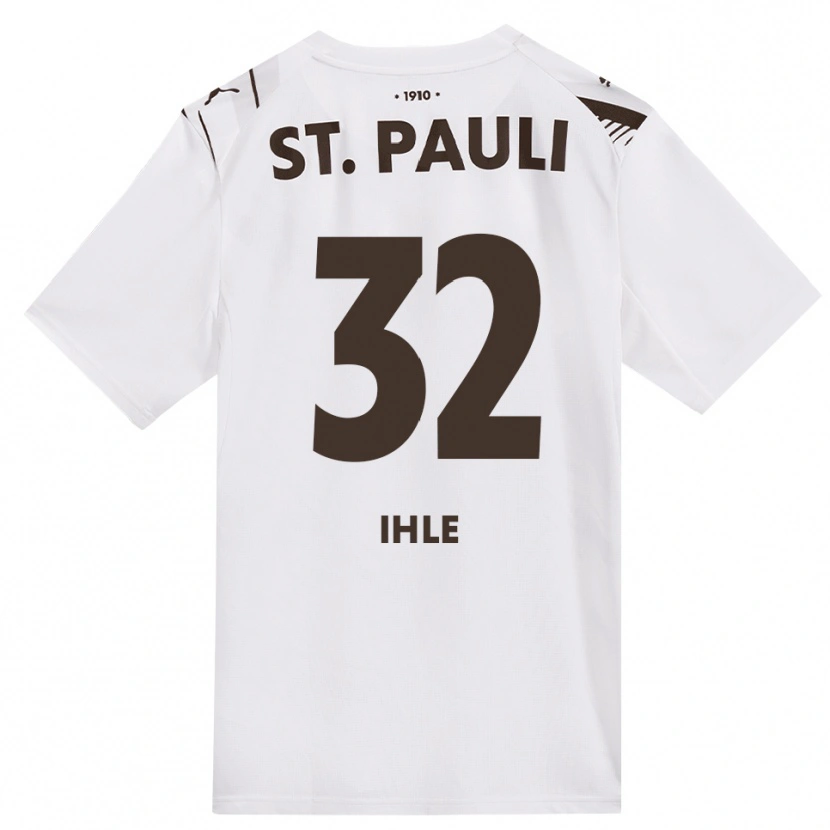 Danxen Kinder Friederike Ihle #32 Kaffee Weiß Rot Auswärtstrikot Trikot 2026/27 T-Shirt Schweiz