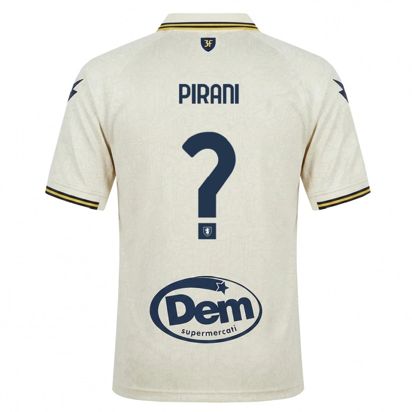 Danxen Kinder Simone Pirani #0 Oldlace Gelb Schwarz Auswärtstrikot Trikot 2026/27 T-Shirt Schweiz