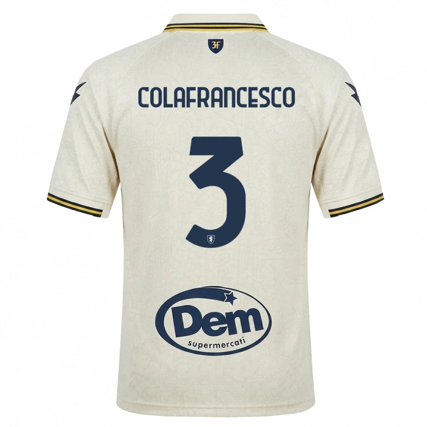 Danxen Kinder Filippo Colafrancesco #3 Oldlace Gelb Schwarz Auswärtstrikot Trikot 2026/27 T-Shirt Schweiz