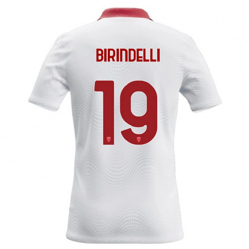 Danxen Kinder Samuele Birindelli #19 Weiß Rot Auswärtstrikot Trikot 2026/27 T-Shirt Schweiz