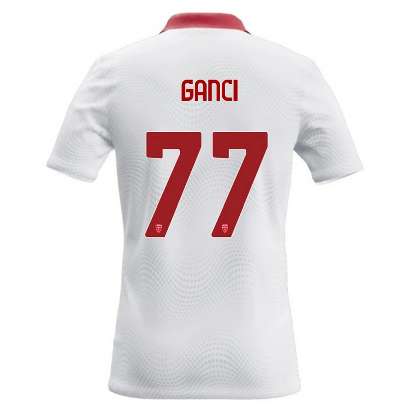 Danxen Kinder Daniele Ganci #77 Weiß Rot Auswärtstrikot Trikot 2026/27 T-Shirt Schweiz