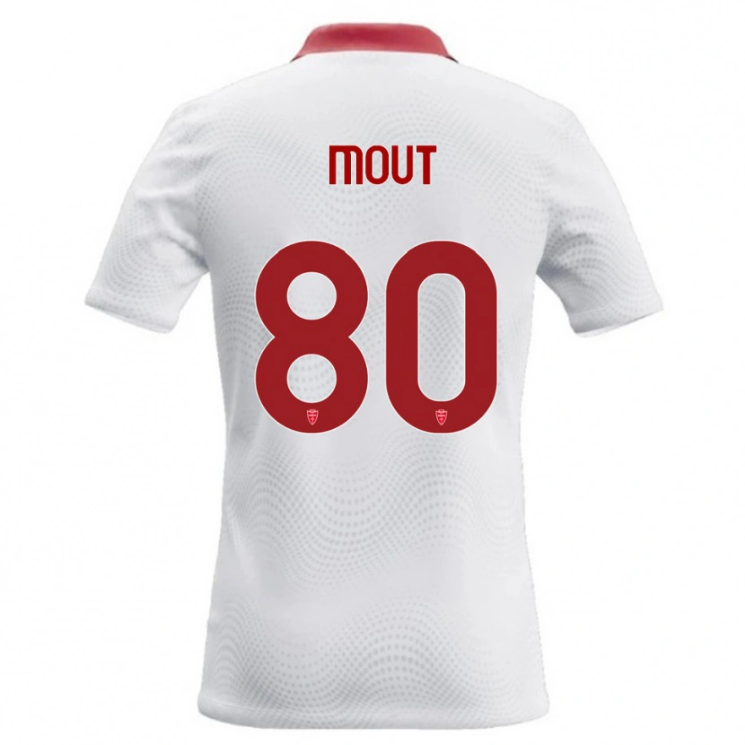 Danxen Kinder Mathis Mout #80 Weiß Rot Auswärtstrikot Trikot 2026/27 T-Shirt Schweiz