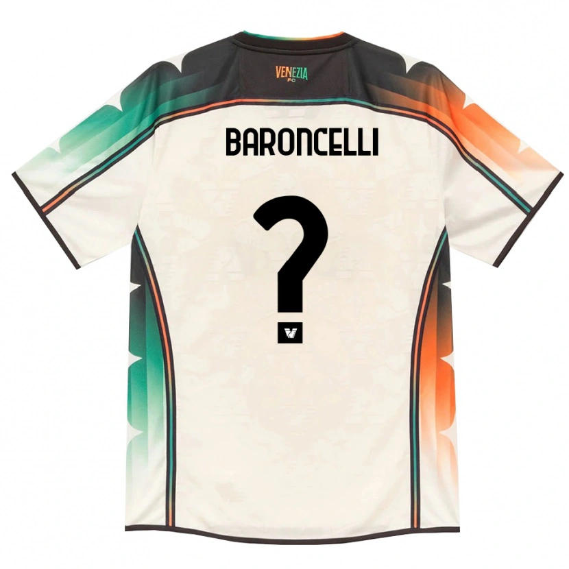 Danxen Kinder Andrea Baroncelli #0 Oldlace Orange Grün Auswärtstrikot Trikot 2026/27 T-Shirt Schweiz