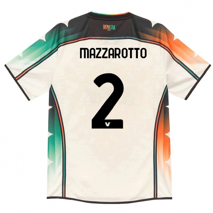 Danxen Kinder Jacopo Mazzarotto #2 Oldlace Orange Grün Auswärtstrikot Trikot 2026/27 T-Shirt Schweiz