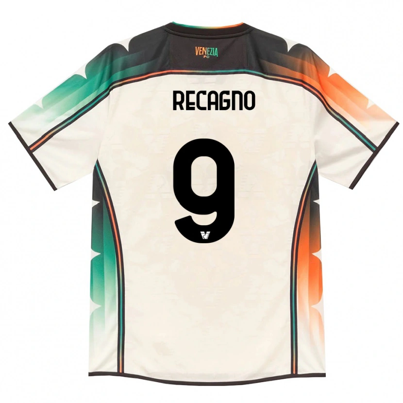 Danxen Kinder Francesco Recagno #9 Oldlace Orange Grün Auswärtstrikot Trikot 2026/27 T-Shirt Schweiz