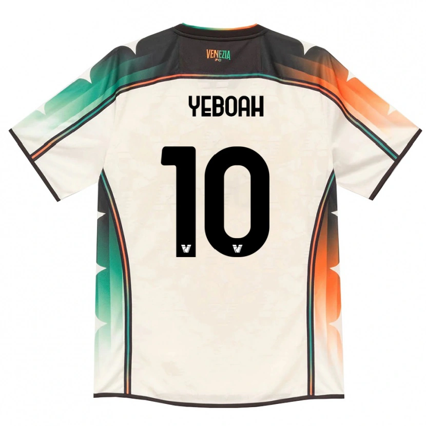 Danxen Kinder John Yeboah #10 Oldlace Orange Grün Auswärtstrikot Trikot 2026/27 T-Shirt Schweiz