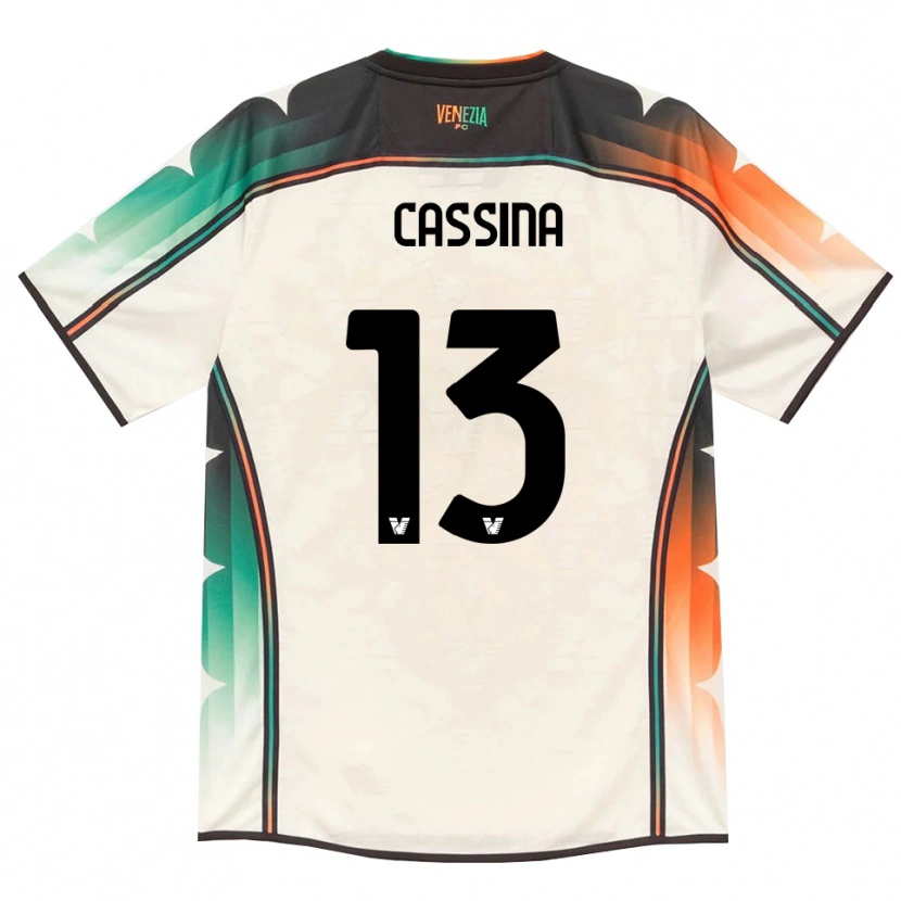 Danxen Kinder Tommaso Cassina #13 Oldlace Orange Grün Auswärtstrikot Trikot 2026/27 T-Shirt Schweiz