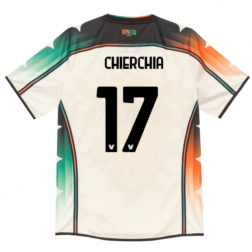 Danxen Kinder Chiara Chierchia #17 Oldlace Orange Grün Auswärtstrikot Trikot 2026/27 T-Shirt Schweiz