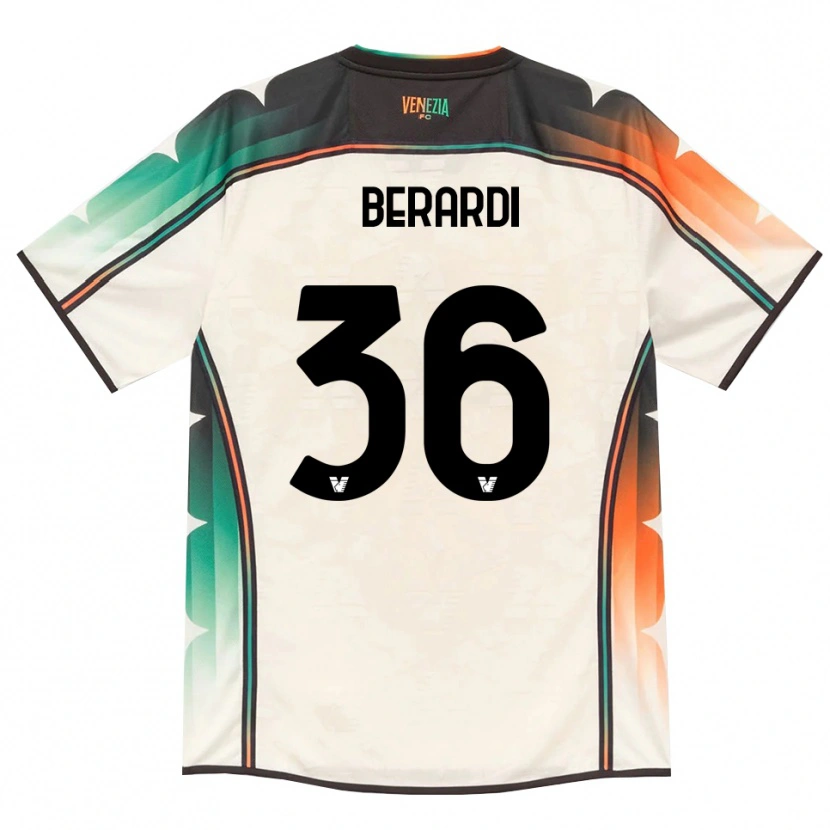 Danxen Kinder Lorenzo Berardi #36 Oldlace Orange Grün Auswärtstrikot Trikot 2026/27 T-Shirt Schweiz