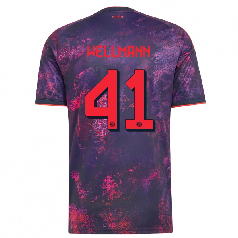 Danxen Kinder Anna Wellmann #41 Lila Rot Ausweichtrikot Trikot 2026/27 T-Shirt Schweiz