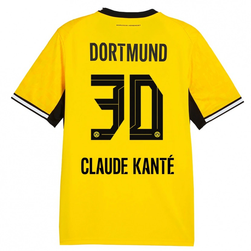 Danxen Herren Liam Claude Kanté #30 Gelb Schwarz Weiß Heimtrikot Trikot 2026/27 T-Shirt Schweiz
