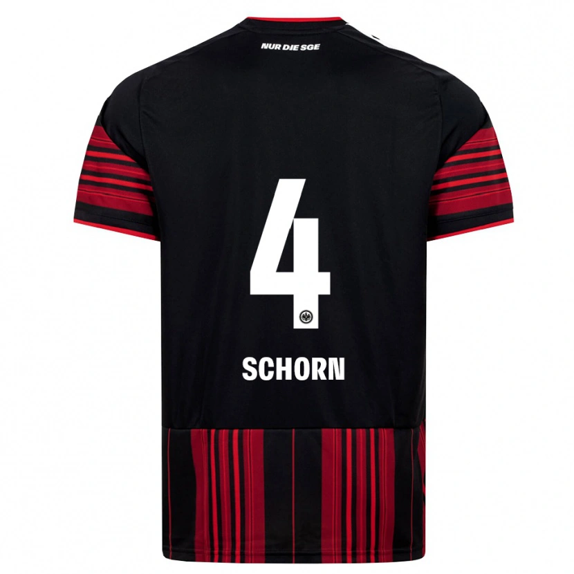 Danxen Herren Moritz Schorn #4 Schwarz Rot Weiß Heimtrikot Trikot 2026/27 T-Shirt Schweiz