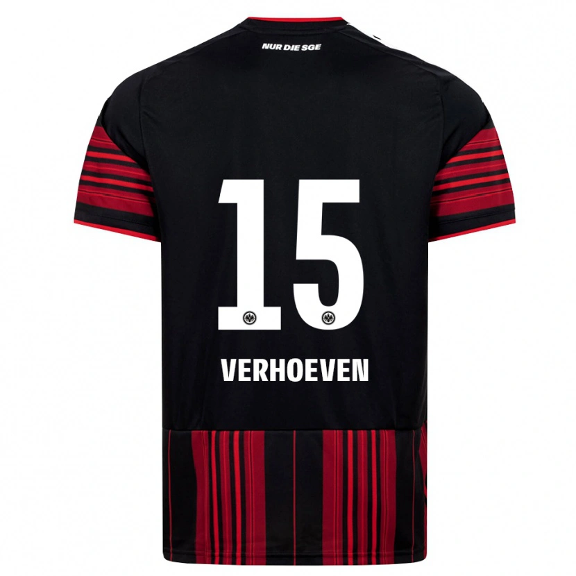 Danxen Herren Raphael Verhoeven #15 Schwarz Rot Weiß Heimtrikot Trikot 2026/27 T-Shirt Schweiz