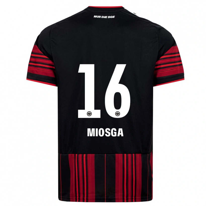 Danxen Herren Kimani Miosga #16 Schwarz Rot Weiß Heimtrikot Trikot 2026/27 T-Shirt Schweiz