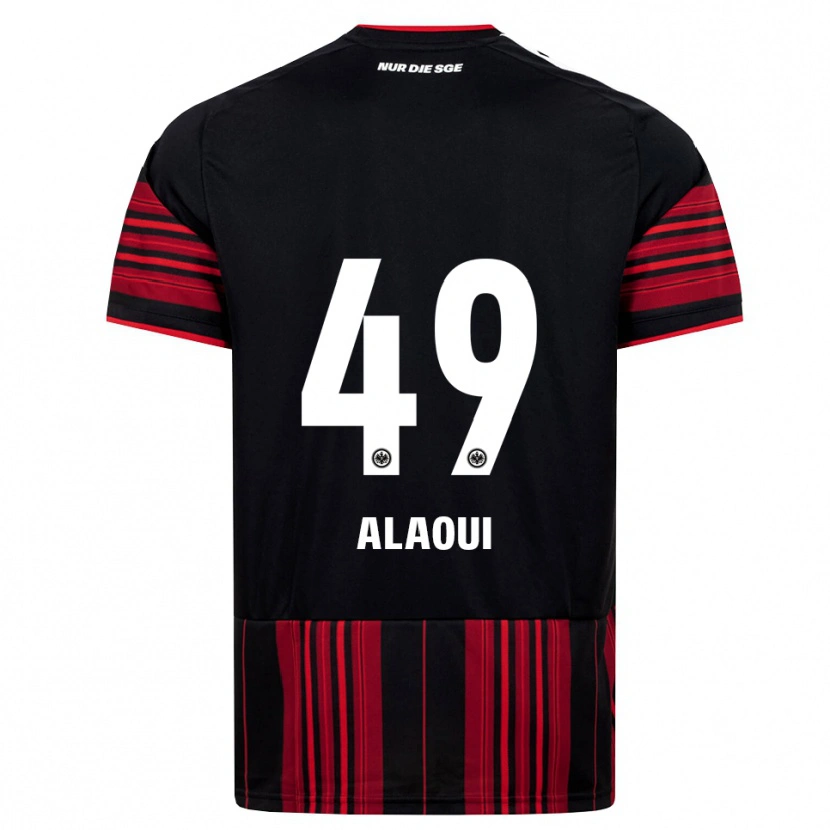 Danxen Herren Anas Alaoui #49 Schwarz Rot Weiß Heimtrikot Trikot 2026/27 T-Shirt Schweiz