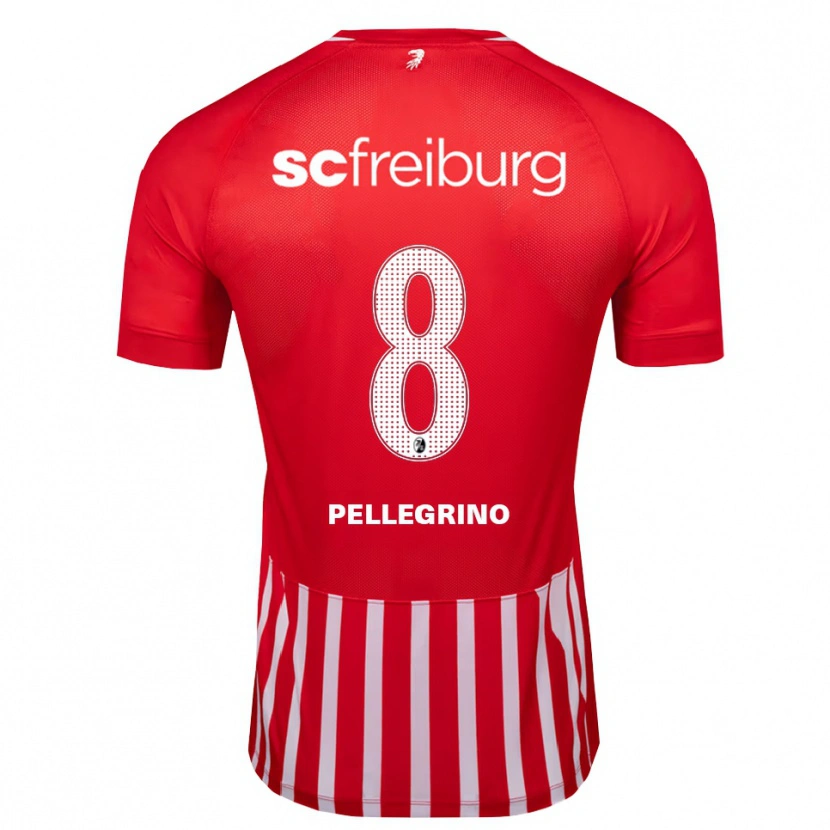 Danxen Herren Gabriel Pellegrino #8 Rot Weiß Schwarz Heimtrikot Trikot 2026/27 T-Shirt Schweiz