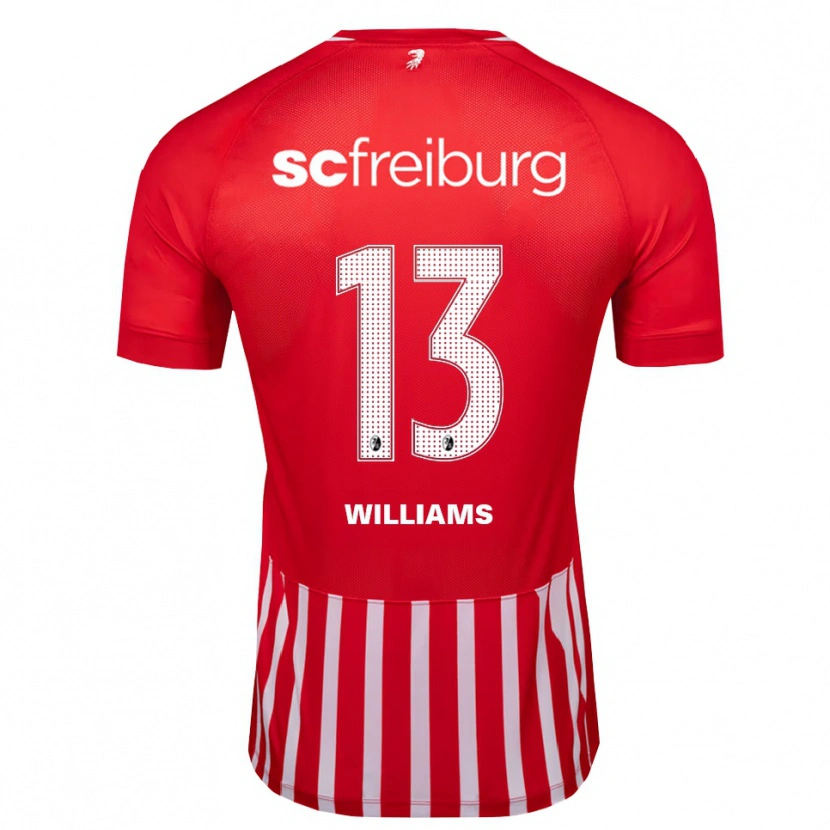 Danxen Herren Daniel Williams #13 Rot Weiß Schwarz Heimtrikot Trikot 2026/27 T-Shirt Schweiz
