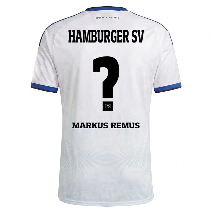 Danxen Herren Markus Remus #0 Weiß Schwarz Blau Heimtrikot Trikot 2026/27 T-Shirt Schweiz