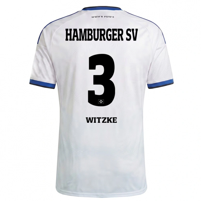 Danxen Herren Oliver Witzke #3 Weiß Schwarz Blau Heimtrikot Trikot 2026/27 T-Shirt Schweiz