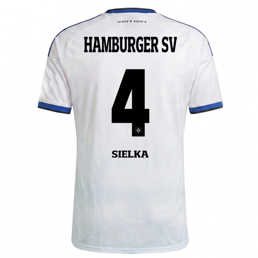 Danxen Herren Michelle Sielka #4 Weiß Schwarz Blau Heimtrikot Trikot 2026/27 T-Shirt Schweiz