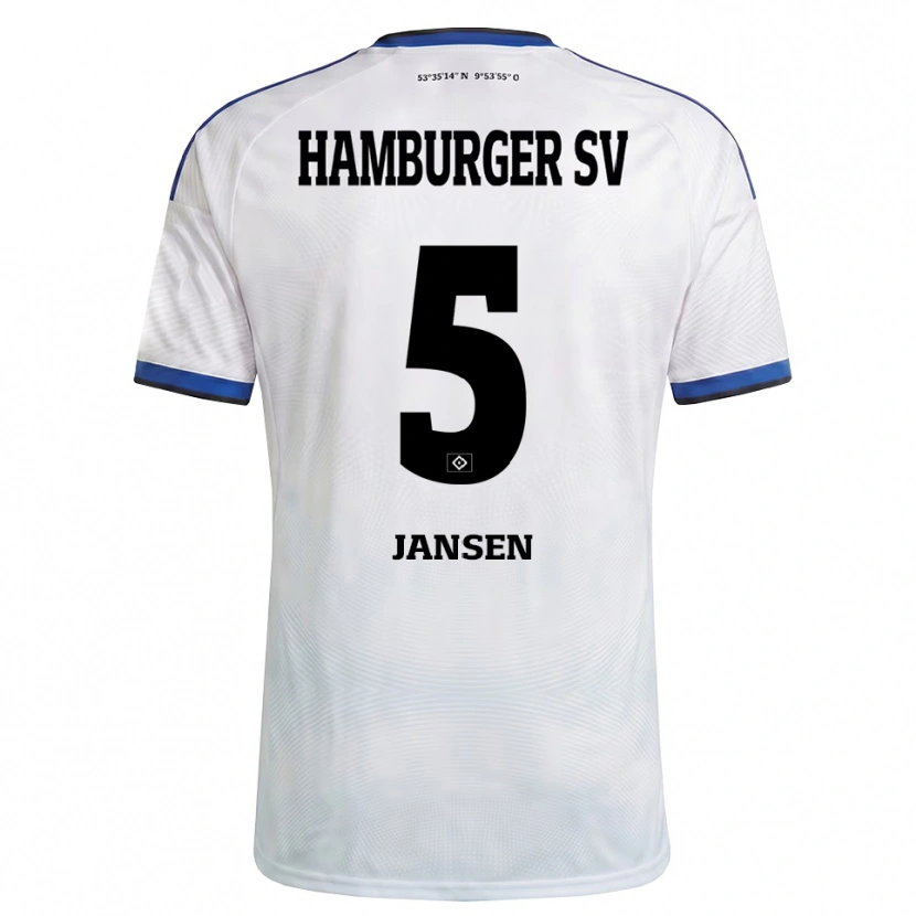 Danxen Herren Marcell Jansen #5 Weiß Schwarz Blau Heimtrikot Trikot 2026/27 T-Shirt Schweiz