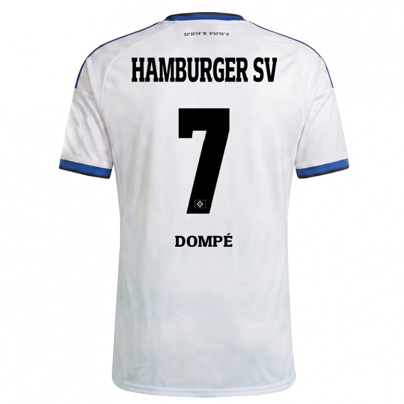 Danxen Herren Jean-Luc Dompé #7 Weiß Schwarz Blau Heimtrikot Trikot 2026/27 T-Shirt Schweiz
