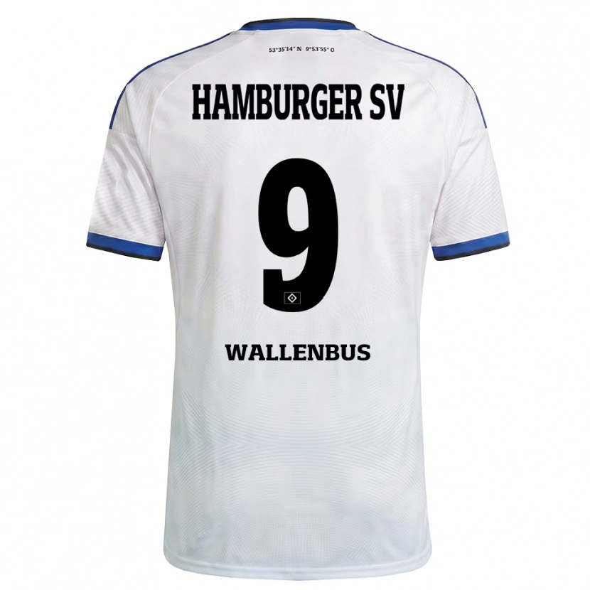 Danxen Herren Noah Wallenßus #9 Weiß Schwarz Blau Heimtrikot Trikot 2026/27 T-Shirt Schweiz