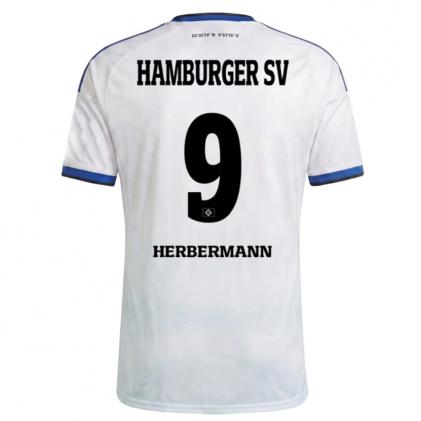 Danxen Herren Kevin Herbermann #9 Weiß Schwarz Blau Heimtrikot Trikot 2026/27 T-Shirt Schweiz