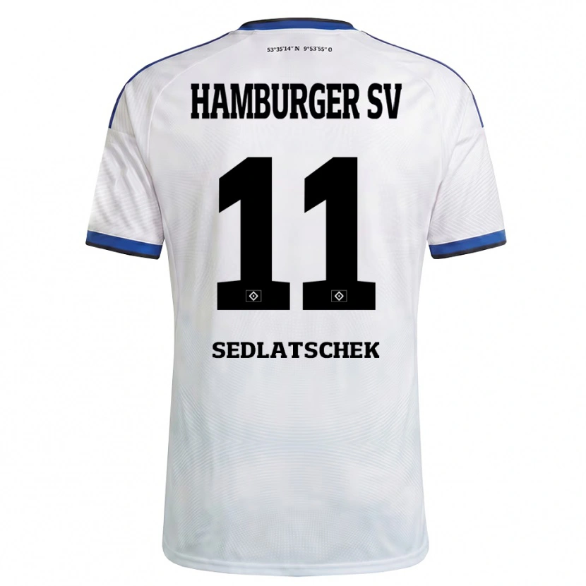 Danxen Herren Thierry Sedlatschek #11 Weiß Schwarz Blau Heimtrikot Trikot 2026/27 T-Shirt Schweiz