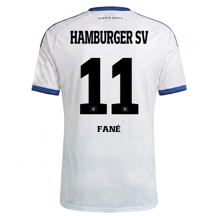 Danxen Herren Sidi Fané #11 Weiß Schwarz Blau Heimtrikot Trikot 2026/27 T-Shirt Schweiz