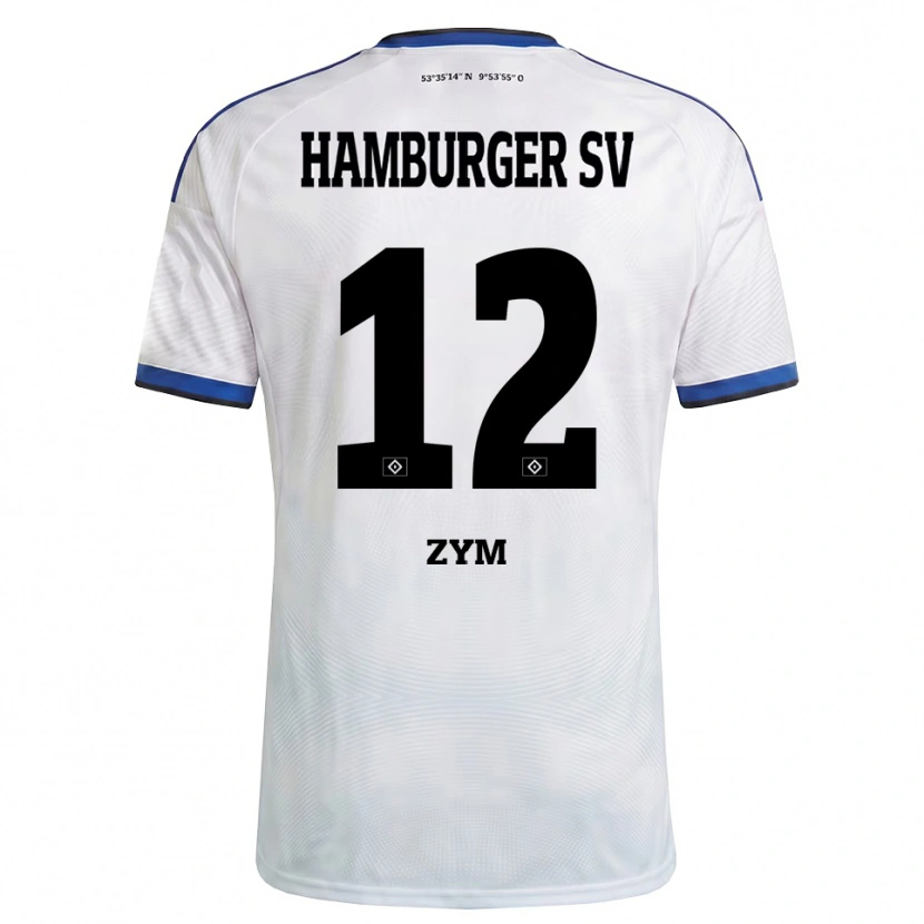 Danxen Herren Marcel Zym #12 Weiß Schwarz Blau Heimtrikot Trikot 2026/27 T-Shirt Schweiz