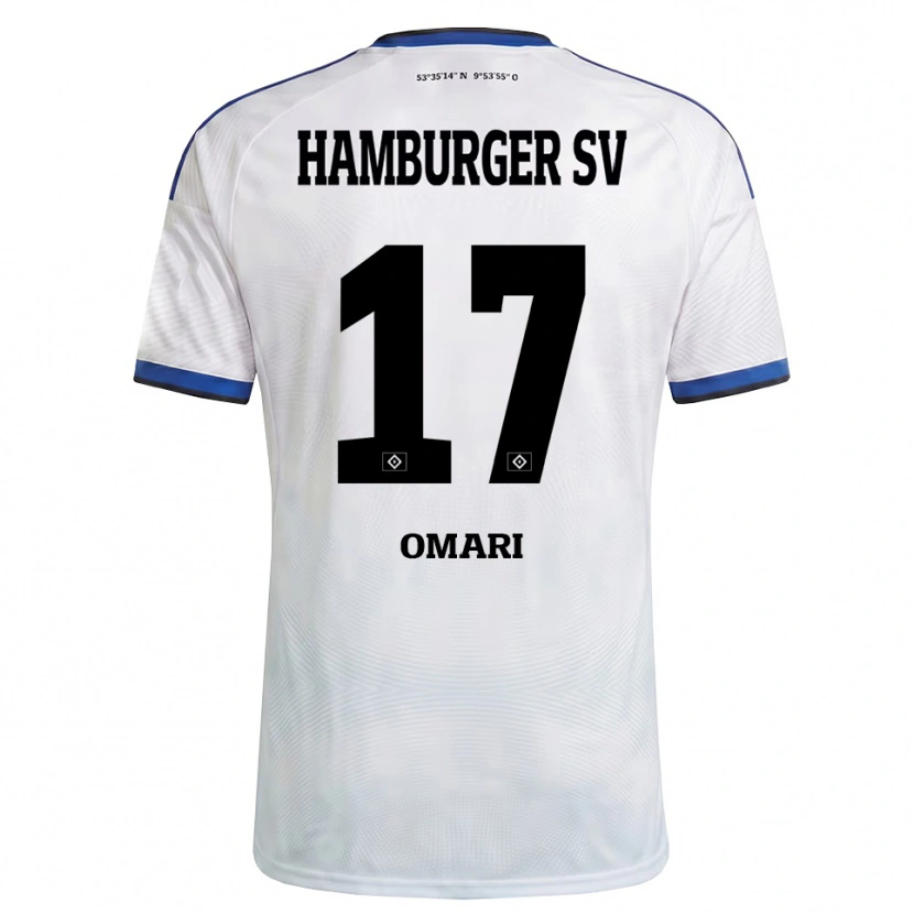 Danxen Herren Warmed Omari #17 Weiß Schwarz Blau Heimtrikot Trikot 2026/27 T-Shirt Schweiz