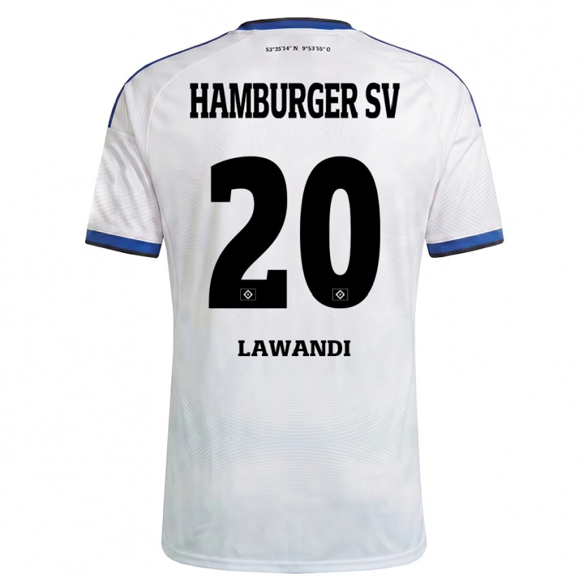 Danxen Herren Alexander Lawandi #20 Weiß Schwarz Blau Heimtrikot Trikot 2026/27 T-Shirt Schweiz