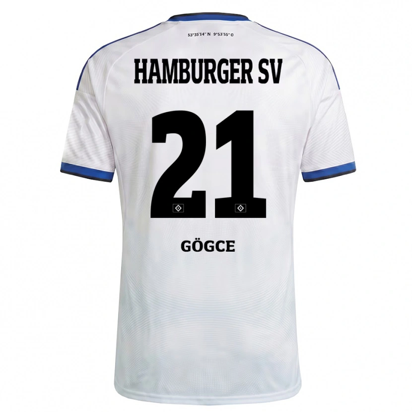 Danxen Herren Keyhan Gögce #21 Weiß Schwarz Blau Heimtrikot Trikot 2026/27 T-Shirt Schweiz