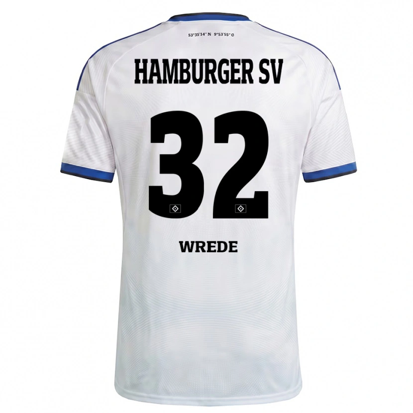 Danxen Herren Lotta Wrede #32 Weiß Schwarz Blau Heimtrikot Trikot 2026/27 T-Shirt Schweiz