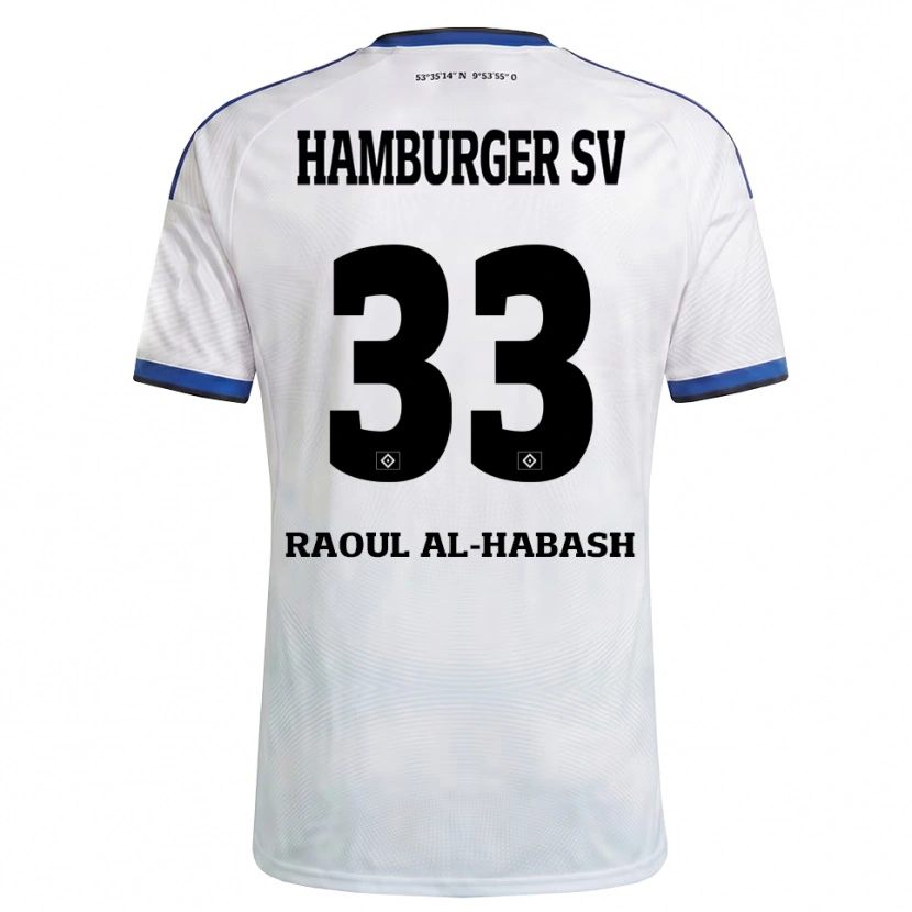 Danxen Herren Luca Raoul Al-Habash #33 Weiß Schwarz Blau Heimtrikot Trikot 2026/27 T-Shirt Schweiz