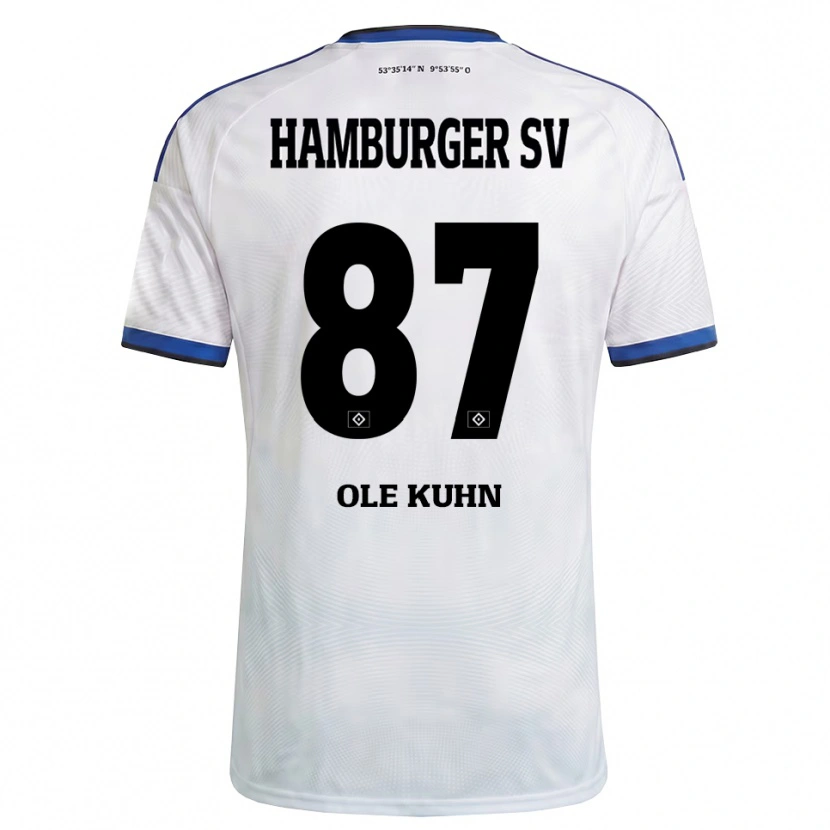 Danxen Herren Niklas Ole Kühn #87 Weiß Schwarz Blau Heimtrikot Trikot 2026/27 T-Shirt Schweiz