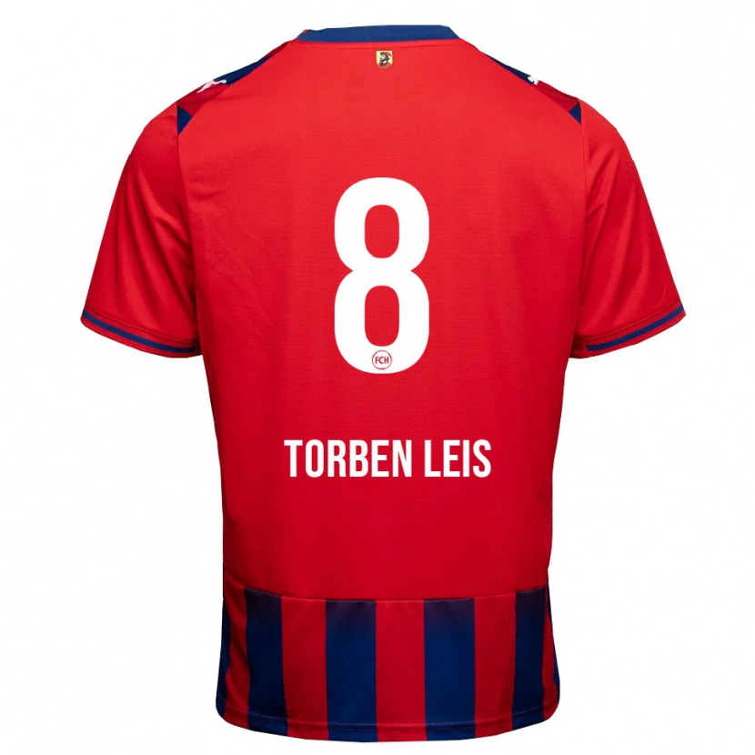 Danxen Herren Torben Leis #8 Königsblau Weiß Rot Heimtrikot Trikot 2026/27 T-Shirt Schweiz