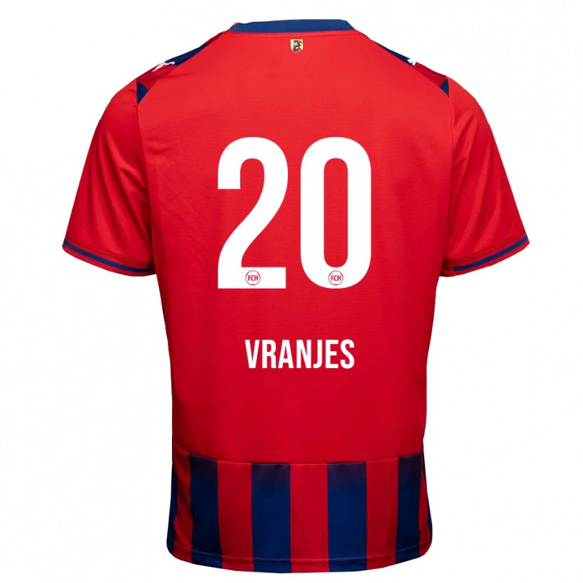 Danxen Herren Rafael Vranjes #20 Königsblau Weiß Rot Heimtrikot Trikot 2026/27 T-Shirt Schweiz