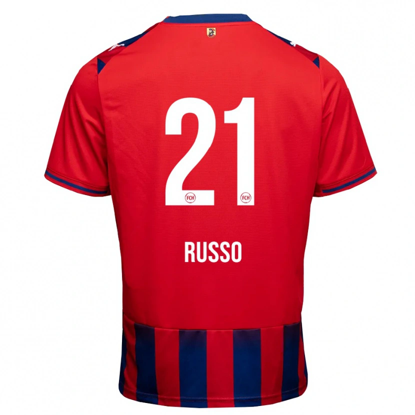 Danxen Herren Gianluca Russo #21 Königsblau Weiß Rot Heimtrikot Trikot 2026/27 T-Shirt Schweiz
