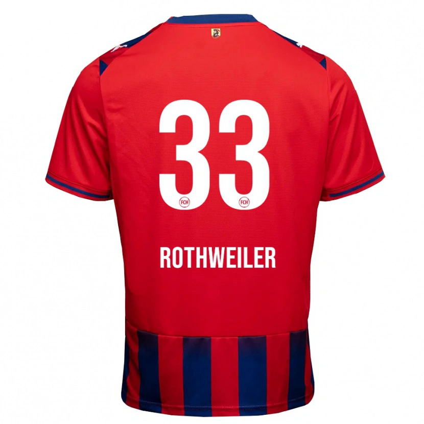 Danxen Herren Nick Rothweiler #33 Königsblau Weiß Rot Heimtrikot Trikot 2026/27 T-Shirt Schweiz